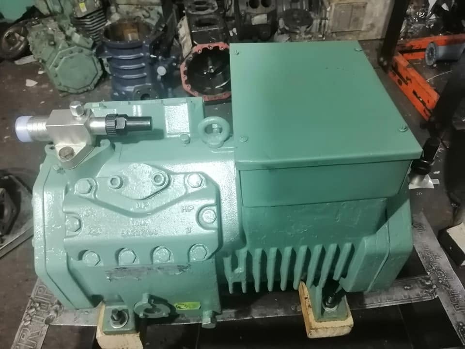 Industrial compressor unit serviced at the BEC workshop