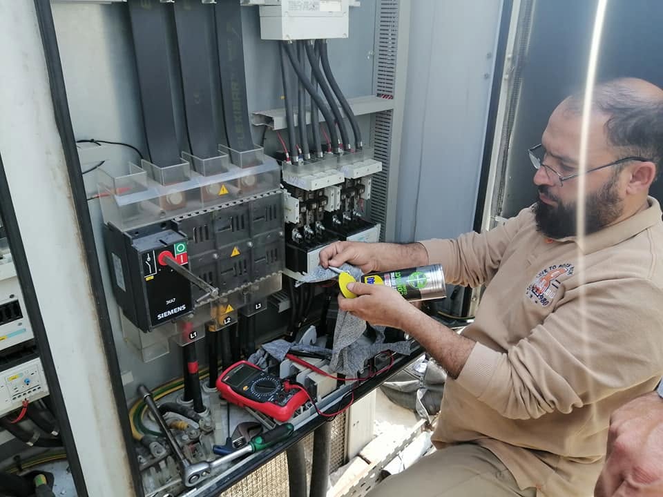 BEC engineer on site — real project work
